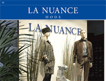 Tablet Screenshot of lanuance.ch